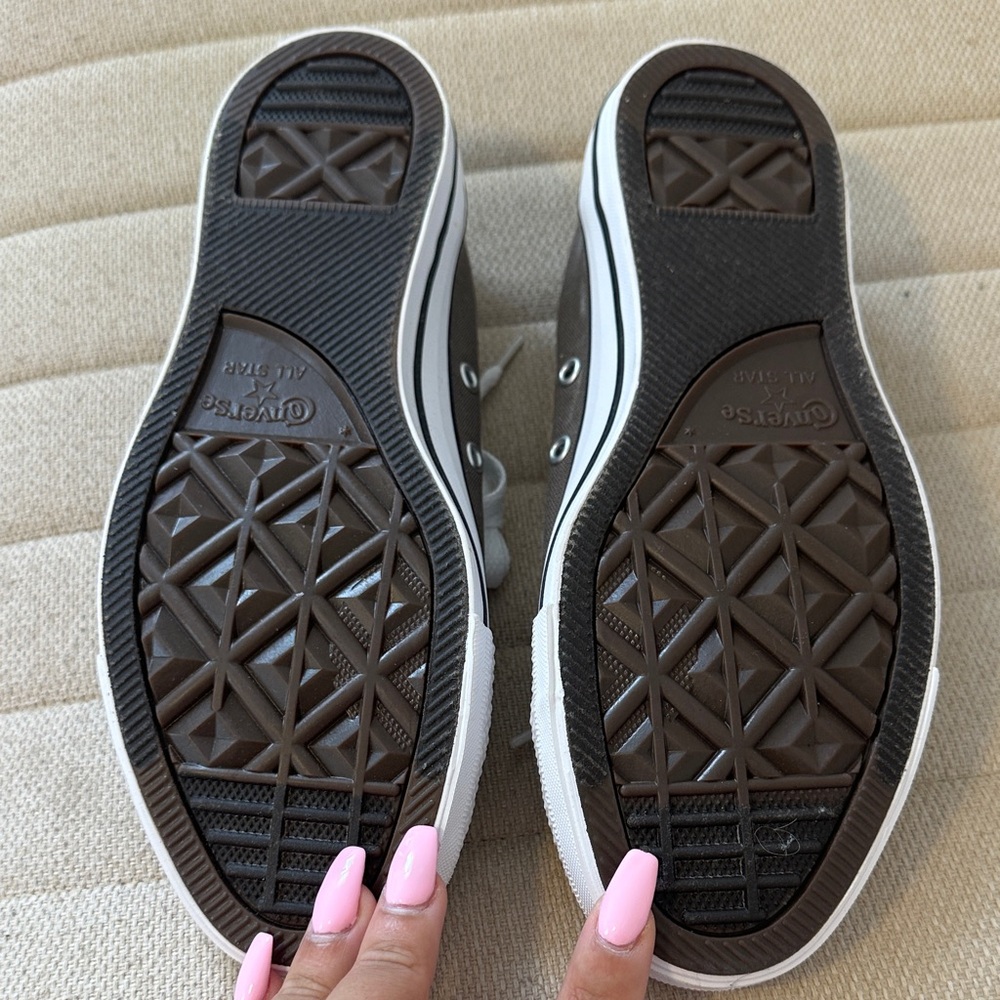 Converse Black and White All Star Sneakers - Picture 2 of 3